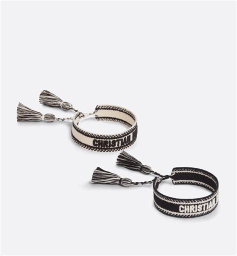 dior stoffarmband beige|christian dior bracelets.